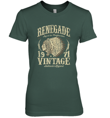 Vintage Made In 1971 T Shirt 47th Birthday Gift Women's Premium T-Shirt Women's Premium T-Shirt - belovedtshirt
