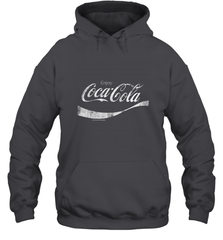 Coca Cola Vintage White Enjoy Logo Hooded Sweatshirt Hooded Sweatshirt - belovedtshirt