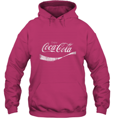 Coca Cola Vintage White Enjoy Logo Hooded Sweatshirt Hooded Sweatshirt - belovedtshirt