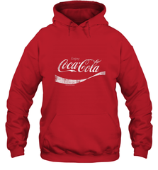 Coca Cola Vintage White Enjoy Logo Hooded Sweatshirt Hooded Sweatshirt - belovedtshirt