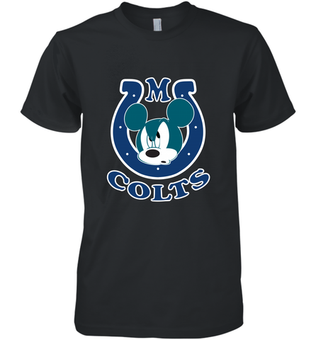 Nfl Colts Champion Mickey Mouse Team Men's Premium T-Shirt Men's Premium T-Shirt / Black / XS Men's Premium T-Shirt - belovedtshirt