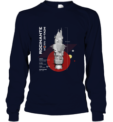 The Expanse Rocinante Ship Long Sleeve T-Shirt