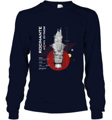 The Expanse Rocinante Ship Long Sleeve T-Shirt Long Sleeve T-Shirt - belovedtshirt