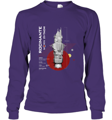 The Expanse Rocinante Ship Long Sleeve T-Shirt Long Sleeve T-Shirt - belovedtshirt