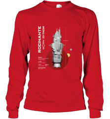 The Expanse Rocinante Ship Long Sleeve T-Shirt Long Sleeve T-Shirt - belovedtshirt