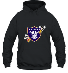 Nfl Oakland Raiders Champion Mickey Mouse Hooded Sweatshirt Hooded Sweatshirt - belovedtshirt