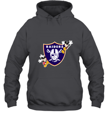 Nfl Oakland Raiders Champion Mickey Mouse Hooded Sweatshirt Hooded Sweatshirt - belovedtshirt