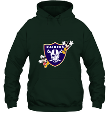 Nfl Oakland Raiders Champion Mickey Mouse Hooded Sweatshirt Hooded Sweatshirt - belovedtshirt