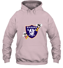 Nfl Oakland Raiders Champion Mickey Mouse Hooded Sweatshirt Hooded Sweatshirt - belovedtshirt