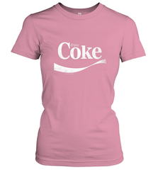 Coca Cola Vintage Enjoy Coke White Logo Women's T-Shirt Women's T-Shirt - belovedtshirt