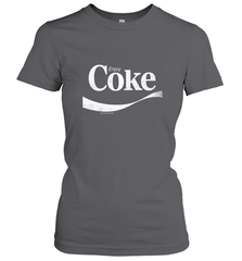 Coca Cola Vintage Enjoy Coke White Logo Women's T-Shirt Women's T-Shirt - belovedtshirt