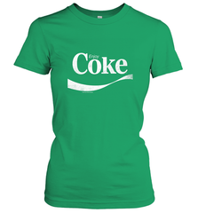 Coca Cola Vintage Enjoy Coke White Logo Women's T-Shirt Women's T-Shirt - belovedtshirt