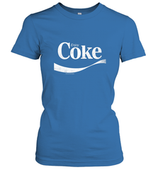 Coca Cola Vintage Enjoy Coke White Logo Women's T-Shirt Women's T-Shirt - belovedtshirt