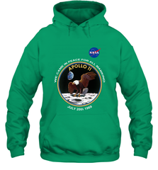 NASA Apollo 11 Moon Landing Hooded Sweatshirt Hooded Sweatshirt - belovedtshirt