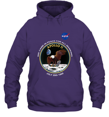NASA Apollo 11 Moon Landing Hooded Sweatshirt Hooded Sweatshirt - belovedtshirt