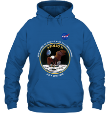 NASA Apollo 11 Moon Landing Hooded Sweatshirt Hooded Sweatshirt - belovedtshirt