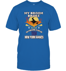 Broom Broke So I Became A Fan of New York Giants  NFL Halloween Costume Men's T-Shirt Men's T-Shirt - belovedtshirt