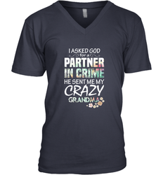 Crazy Grandma Men's V-Neck