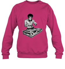 T shirt Dj bruce, by bruce Dj Crewneck Sweatshirt Crewneck Sweatshirt - belovedtshirt