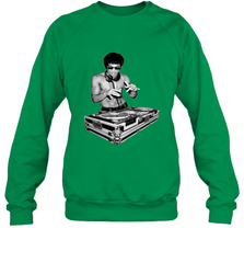 T shirt Dj bruce, by bruce Dj Crewneck Sweatshirt Crewneck Sweatshirt - belovedtshirt