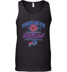 Sundays Are For Jesus and Buffalo Funny Christian Football 1 Men's Tank Top