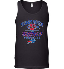 Sundays Are For Jesus and Buffalo Funny Christian Football 1 Men's Tank Top Men's Tank Top - belovedtshirt