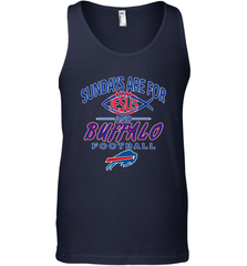 Sundays Are For Jesus and Buffalo Funny Christian Football 1 Men's Tank Top Men's Tank Top - belovedtshirt