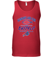 Sundays Are For Jesus and Buffalo Funny Christian Football 1 Men's Tank Top Men's Tank Top - belovedtshirt