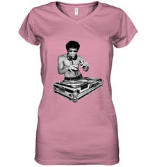 T shirt Dj bruce, by bruce Dj Women's V-Neck T-Shirt Women's V-Neck T-Shirt - belovedtshirt