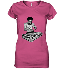 T shirt Dj bruce, by bruce Dj Women's V-Neck T-Shirt Women's V-Neck T-Shirt - belovedtshirt