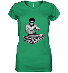 T shirt Dj bruce, by bruce Dj Women's V-Neck T-Shirt Women's V-Neck T-Shirt - belovedtshirt