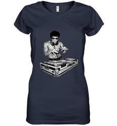 T shirt Dj bruce, by bruce Dj Women's V-Neck T-Shirt
