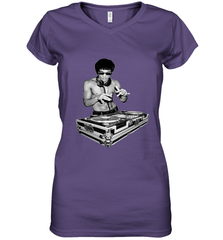 T shirt Dj bruce, by bruce Dj Women's V-Neck T-Shirt Women's V-Neck T-Shirt - belovedtshirt