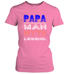 Papa Man Myth Legend Father's Day Dad Veteran Women's T-Shirt Women's T-Shirt - belovedtshirt
