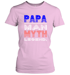 Papa Man Myth Legend Father's Day Dad Veteran Women's T-Shirt Women's T-Shirt - belovedtshirt