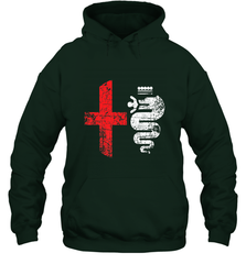 Alfa Car Drivers Stylish Grunge Logo Hooded Sweatshirt Hooded Sweatshirt - belovedtshirt