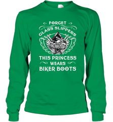 Forget glass slippers this princess wears biker boots Long Sleeve T-Shirt Long Sleeve T-Shirt - belovedtshirt