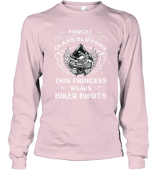 Forget glass slippers this princess wears biker boots Long Sleeve T-Shirt Long Sleeve T-Shirt - belovedtshirt