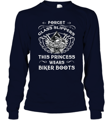 Forget glass slippers this princess wears biker boots Long Sleeve T-Shirt Long Sleeve T-Shirt - belovedtshirt