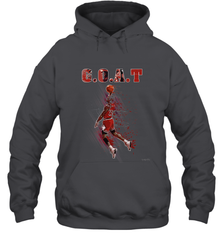 Basketball  Chicago Jordan G.O.A.T. Dunk Hooded Sweatshirt Hooded Sweatshirt - belovedtshirt