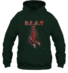 Basketball  Chicago Jordan G.O.A.T. Dunk Hooded Sweatshirt Hooded Sweatshirt - belovedtshirt