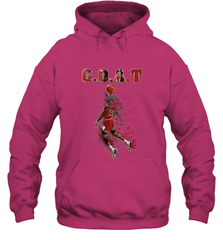 Basketball  Chicago Jordan G.O.A.T. Dunk Hooded Sweatshirt Hooded Sweatshirt - belovedtshirt
