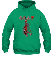 Basketball  Chicago Jordan G.O.A.T. Dunk Hooded Sweatshirt Hooded Sweatshirt - belovedtshirt