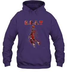Basketball  Chicago Jordan G.O.A.T. Dunk Hooded Sweatshirt Hooded Sweatshirt - belovedtshirt