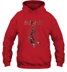 Basketball  Chicago Jordan G.O.A.T. Dunk Hooded Sweatshirt Hooded Sweatshirt - belovedtshirt