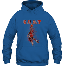 Basketball  Chicago Jordan G.O.A.T. Dunk Hooded Sweatshirt Hooded Sweatshirt - belovedtshirt