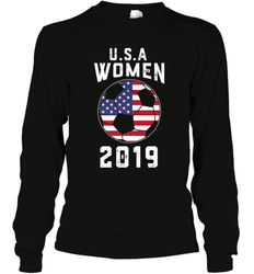 USA United States Women 2019 Soccer US Futbol Long Sleeve T-Shirt