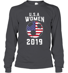 USA United States Women 2019 Soccer US Futbol Long Sleeve T-Shirt Long Sleeve T-Shirt - belovedtshirt