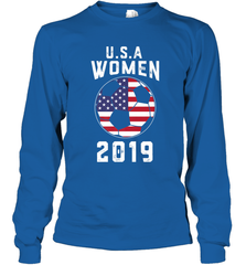 USA United States Women 2019 Soccer US Futbol Long Sleeve T-Shirt Long Sleeve T-Shirt - belovedtshirt