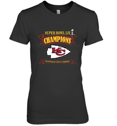 NFL Kansas City Chiefs Pro Line by Fanatics Super Bowl LIV Champions Women's Premium T-Shirt